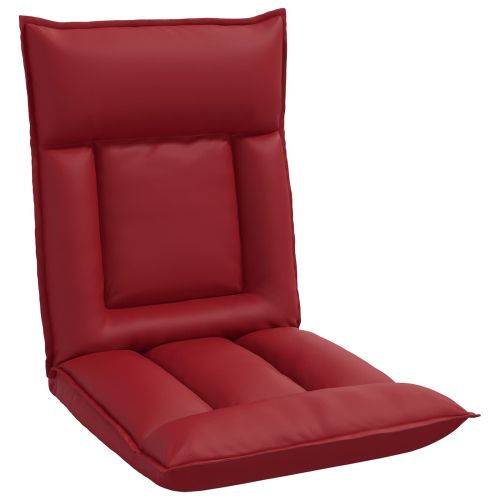 Подово кресло Виненочервен 55 x 61 x 70 см Изкуствена