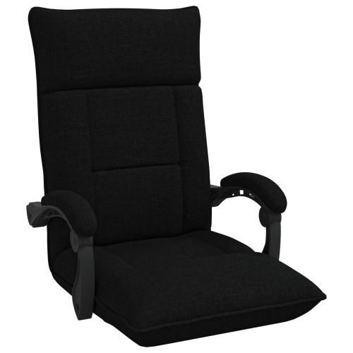 Подово кресло Черен 66 x 66 x 80 см текстил