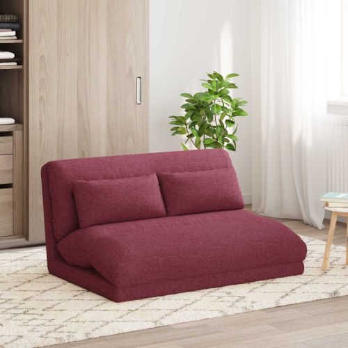 Подово кресло Виненочервен 110 x 82 x 55 см текстил