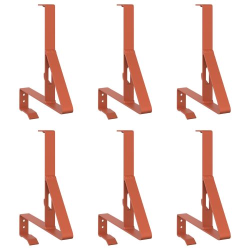 Поддръжка на снегозащита Червено 29,5 x 3 x 34,5 см Стомана