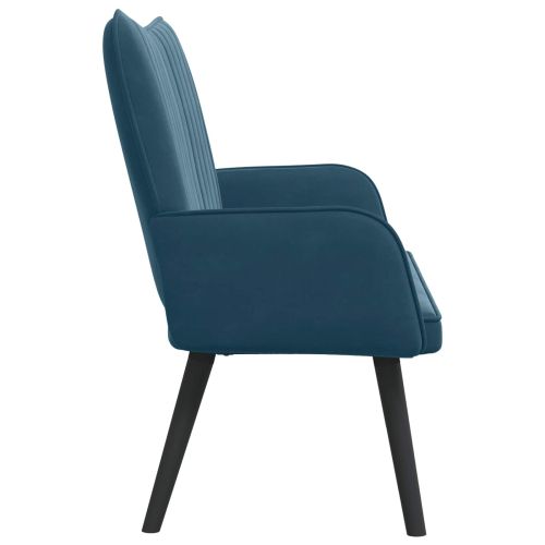 Диван с два места Синьо 115 x 61 x 87 см Кадифе