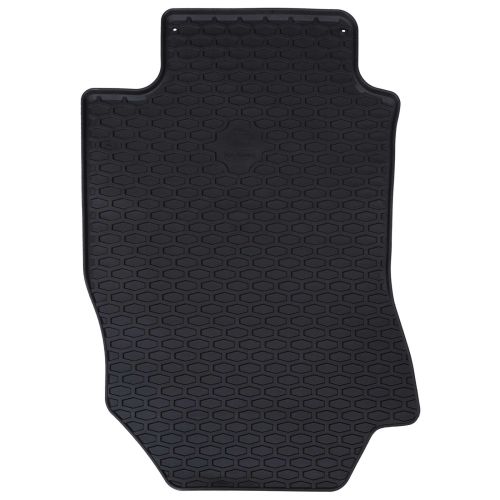 Автомобилен килим 4 pcs Черно Каучук