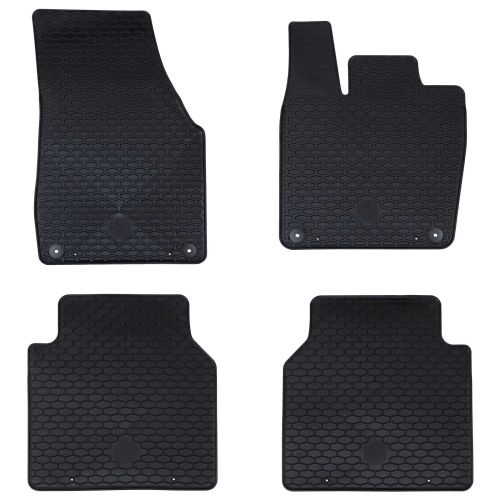 Автомобилен килим 4 pcs Черно подходящо за VW ID.7 2023- Каучук