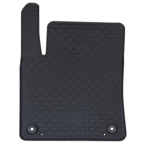 Автомобилен килим 4 pcs Черен Каучук