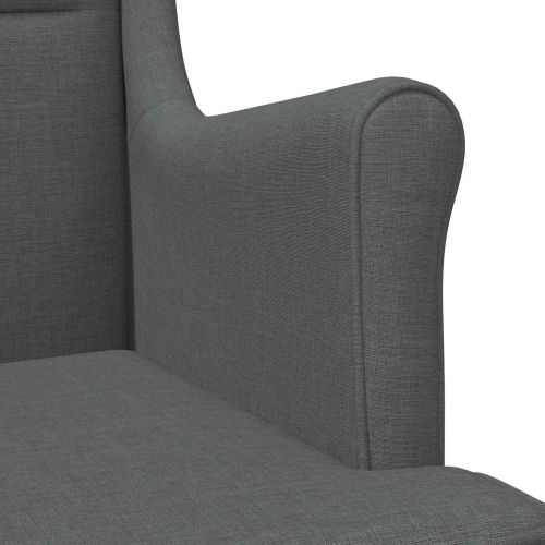 фотьойл Тъмен сив текстил