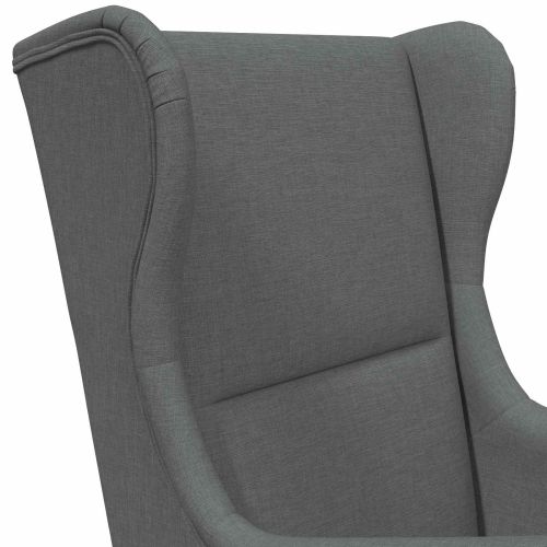 фотьойл Тъмен сив текстил