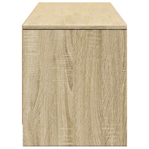 TV шкаф с LED с LED с чекмедже Сонома дъб 165 x 34 x 40 см