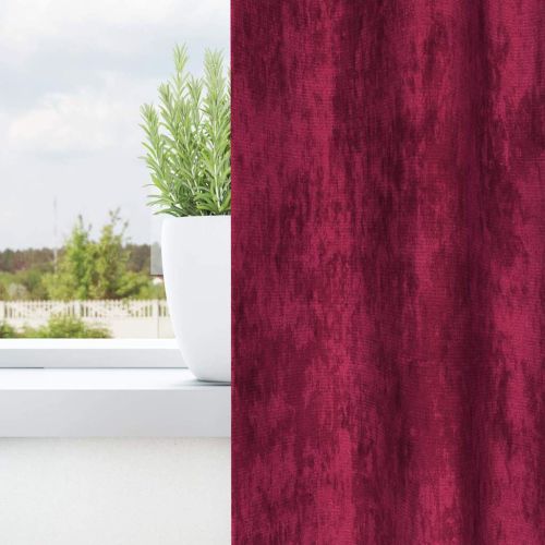 Кадифени завеси 2 бр. виненочервен 225 x 140 см Кадифе