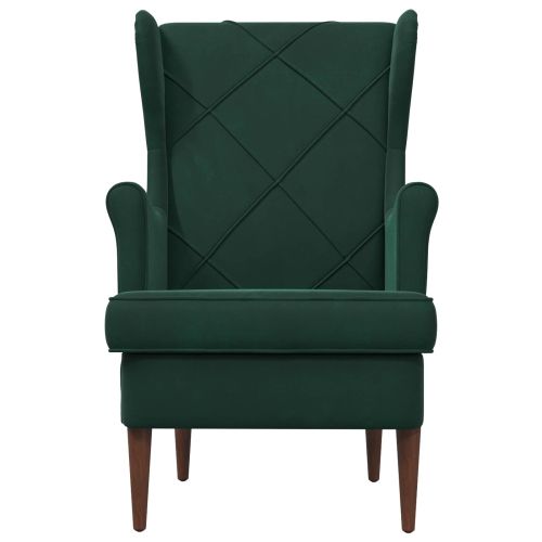 фотьойл Тъмен зелен Кадифе