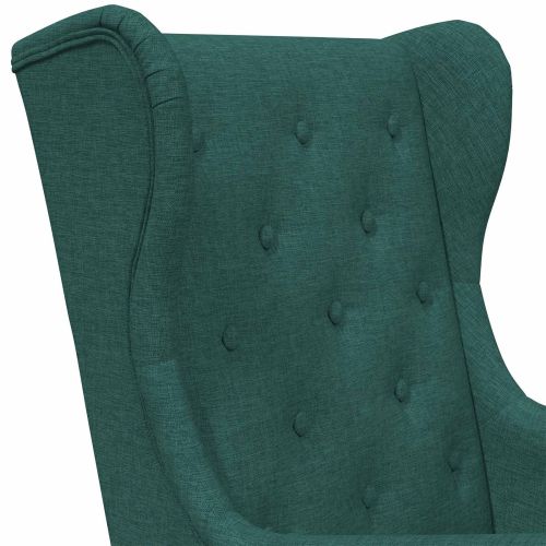 фотьойл Тъмен зелен текстил