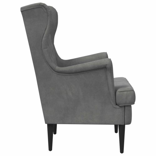 фотьойл Тъмен сив Кадифе