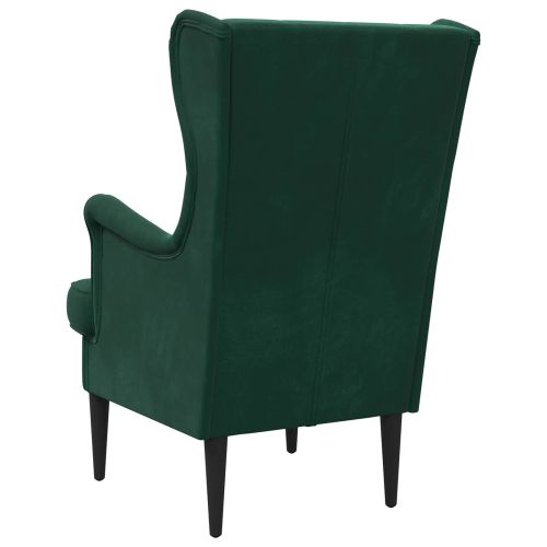 фотьойл Тъмен зелен Кадифе