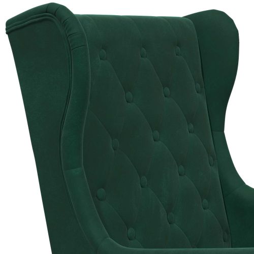 фотьойл Тъмен зелен Кадифе