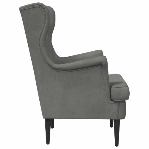 фотьойл Тъмен сив Кадифе