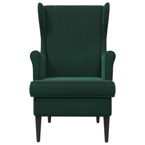 фотьойл Тъмен зелен Кадифе