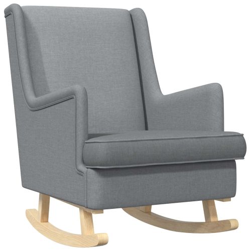 Люлеещ се стол Светлосиво 62 x 80 x 85 см текстил