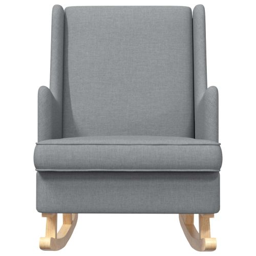 Люлеещ се стол Светлосиво 62 x 80 x 85 см текстил