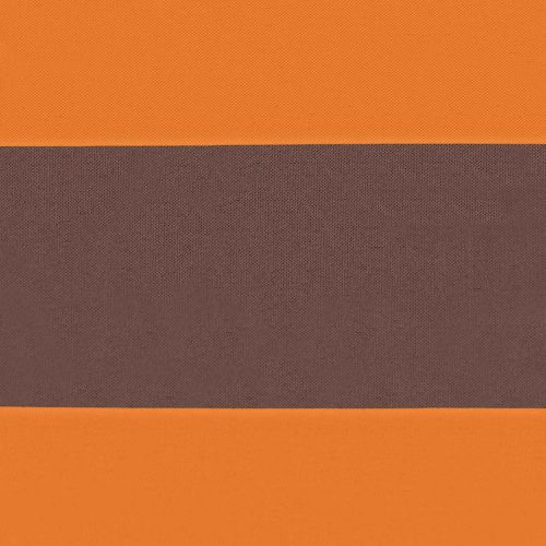 Балконен екран Оранжево и кафяво 100 x 600 cm Оксфордска тъкан
