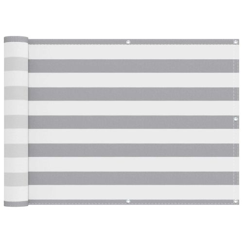 Балконен екран 75 x 300 cm PU покрит оксфорд алу