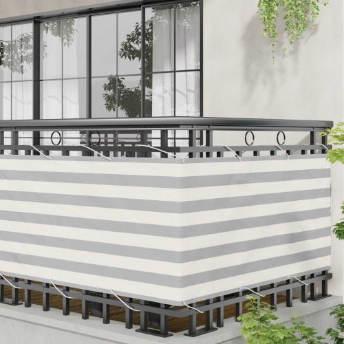 Балконен екран 75 x 500 cm Оксфордска тъкан Правоъгълна