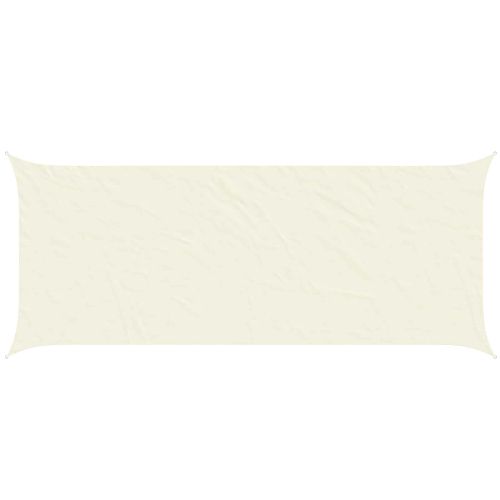 Слънчево платно за сянка Кремаво 6 x 2,5 м