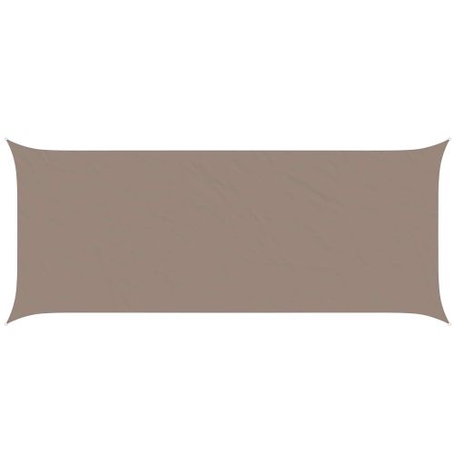 Слънчево платно за сянка Таупе 6 x 2,5 м 100% полиестер Оксфорд