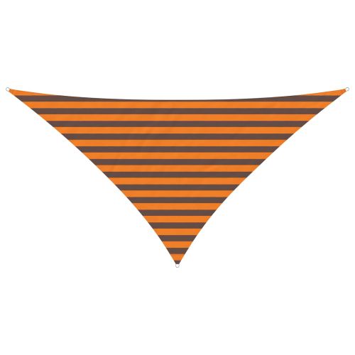 Слънчево платно за сянка Оранжево и кафяво 2,5 x 2,5 x 3,5 m