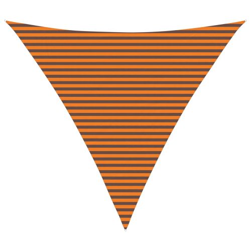 Слънчево платно за сянка Оранжево и кафяво 5 x 5 x 5 m