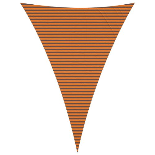 Слънчево платно за сянка Оранжево и кафяво 5 x 7 x 7 m