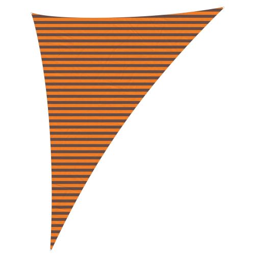 Слънчево платно за сянка Оранжево и кафяво 4 x 5 x 6,4 m