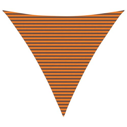 Слънчево платно за сянка Оранжево и кафяво 6 x 6 x 6 m