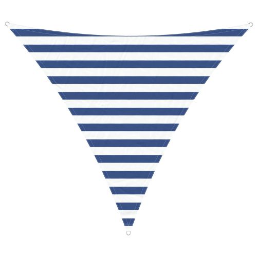 Слънчево платно за сянка Синьо и бяло 2 x 2 x 2 m