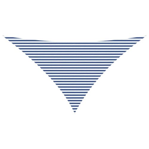 Слънчево платно за сянка Синьо и бяло 7 x 5 x 5 м
