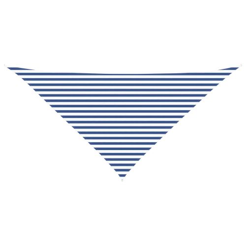 Слънчево платно за сянка Синьо и бяло 4 x 4 x 5,8 m