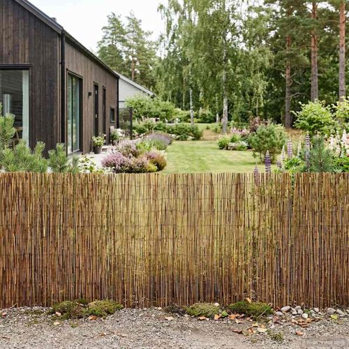 Градска ограда Въглен 300 x 90 см Тръстика