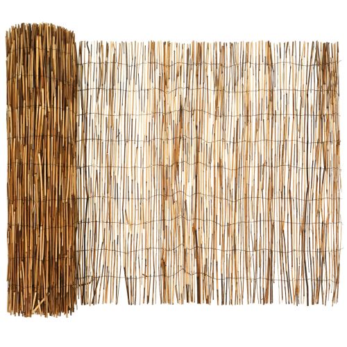 Градска ограда Въглен 500 x 90 см Тръстика