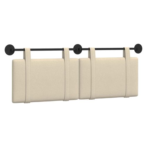 Табла за легло висяща Крем Текстил