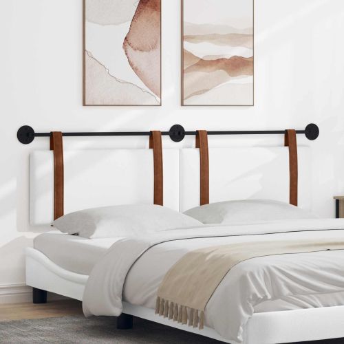 Табла за легло висяща Бял Антично PU