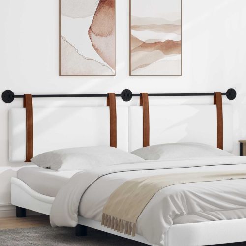 Табла за легло висяща Бял Антично PU