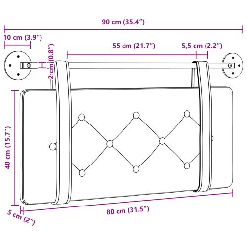Табла за легло висяща Антично PU