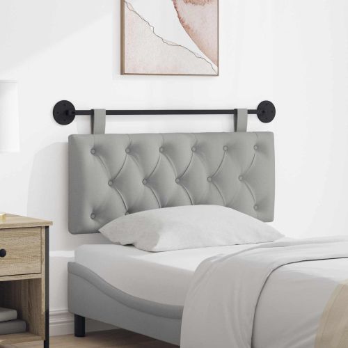 Табла за легло висяща Облачно сиво Текстил