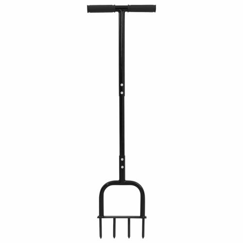 Инструмент за аерация на тревата Черен 95 x 27 см Пластмаса