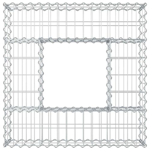 Габиона повдигнато легло Сребрист