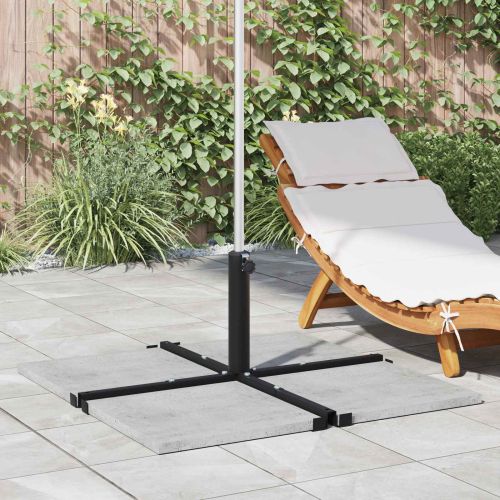 Основата за чадър за стълб с диаметър 25–50 мм Черен