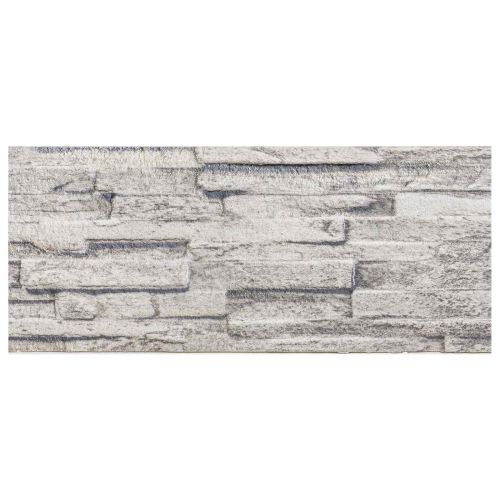 Стенни панели 10 бр. 100 x 25 cm Светлосиво EPS пяна