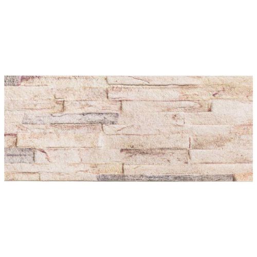 Стенни панели 10 бр. 100 x 25 cm Бяло и червено EPS пяна