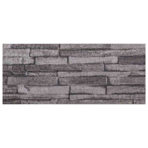 Стенни панели 10 pcs Антрацит 100 x 25 cm EPS пяна