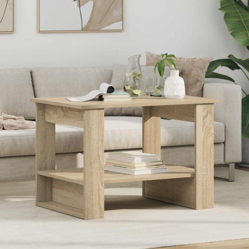 Масичка за кафе Сонома дъб 72 x 50 x 50 см Инженерно дърво