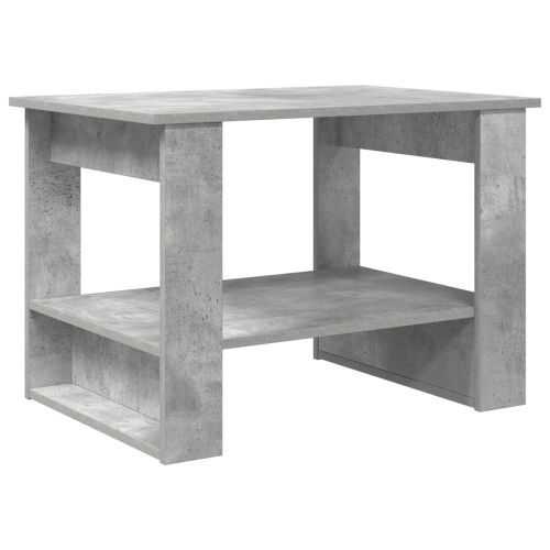 Масичка за кафе Циментено сиво 72 x 50 x 50 см Инженерно дърво