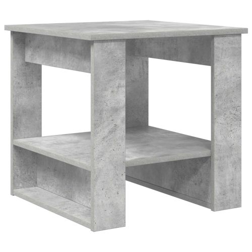 Масичка за кафе Циментено сиво 51 x 50 x 50 см Инженерно дърво
